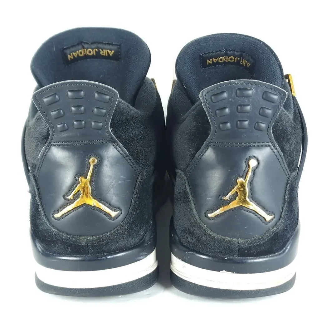 Nike Air Jordan Men’s Retro 4 Royalty 2016 US10,5 Suede Black Athletic Sneakers